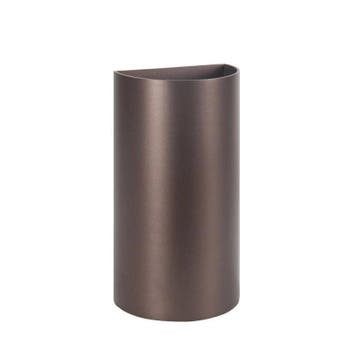 Moderne wandlamp Cacao | Rond | GU10 | Up en Down light, Ophalen of Verzenden, Nieuw, Metaal
