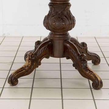 Klassieke Ronde Eettafel met Glazen Blad, Huis en Inrichting, Tafels | Eettafels, Ophalen of Verzenden, Nieuw