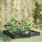 vidaXL Plantenbak verhoogd 100x100x26 cm staal, Tuin en Terras, Bloembakken en Plantenbakken, Verzenden, Nieuw, Metaal