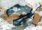 Kunstdruk Heinz Göbel - Schwebender Fels 70x50cm, Verzenden, Nieuw