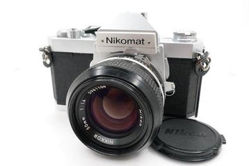 Nikon Nikomat FT2 with Non-Ai Nikkor 50mm F1.4 Single lens, Audio, Tv en Foto, Nieuw