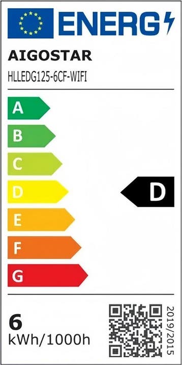 E27 LED lamp - Dimbaar - Filament lamp - 6W - 2 stuks - Aigo, Verzenden, Zo goed als nieuw