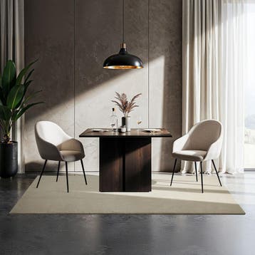 Kortpolig vloerkleed Soft Zone - 120 x 170 cm, beige, Verzenden, Nieuw