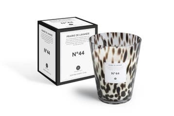 Geurkaars XL zwart/wit panterprint, Verzenden, Nieuw