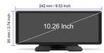 10.26” Car Mirror Display – Draadloze CarPlay e Android Auto, Verzenden, Nieuw