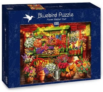 Flower Market Stall Puzzel (1000 stukjes) | Bluebird Puzzle, Verzenden, Nieuw