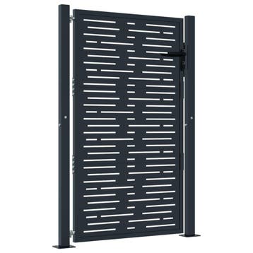 Stalen Hekpoort 105x130cm | Tweedekansje | OP=OP, Tuin en Terras, Ophalen of Verzenden, Zo goed als nieuw, Tuinhek, Overige materialen