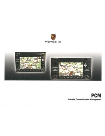 2009 PORSCHE PCM INSTRUCTIEBOEKJE FRANS
