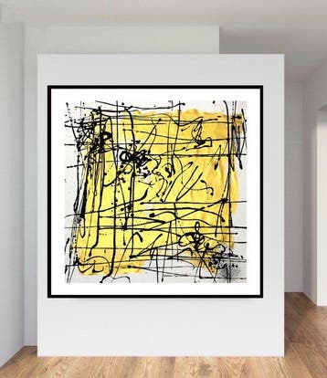 Dam Domido - So gold..-100x100 cm