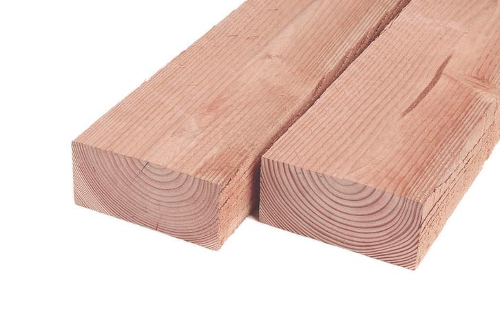 Douglas Balk 10 x 20 cm (100 x 200 mm) Fijnbezaagd - Lengte, Tuin en Terras, Palen, Balken en Planken