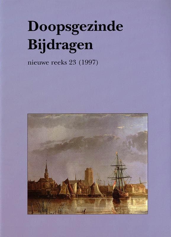 Doopsgezinde Bijdragen, nieuwe reeks 23 (1997) 9789065501592, Boeken, Geschiedenis | Wereld, Gelezen, Verzenden