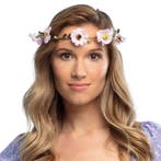 Bloemen hoofdband Mallorca roze, Kleding | Dames, Carnavalskleding en Feestkleding, Ophalen of Verzenden, Nieuw