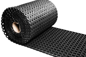 Rubber ringmat op rol - Dikte 23 mm - Breedte 60 cm, Tuin en Terras, Verzenden, Nieuw