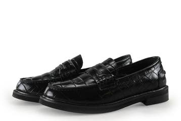 Stefano Lauran Loafers in maat 38 Zwart, Kleding | Dames, Verzenden, Zwart, Overige typen, Zo goed als nieuw