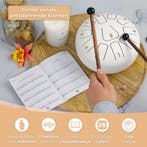 2dekans | Nuvance - Tongue Drum - Wit - 19x19 cm, Muziek en Instrumenten, Ophalen of Verzenden, Zo goed als nieuw
