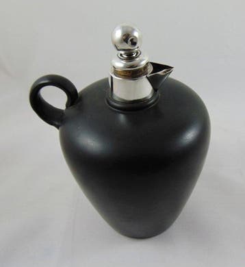 Antique spirit jug - Birmingham 1901, Antiek en Kunst, Antiek | Goud en Zilver