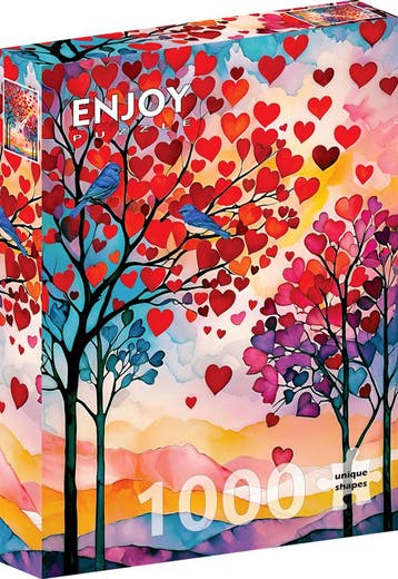Bluebirds in Love Puzzel (1000 stukjes) | Enjoy Puzzle -, Verzenden, Nieuw