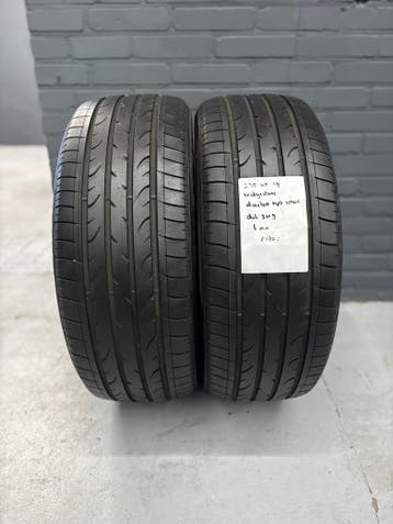 235/45/19 BRIDGESTONE DUELER HP 6MM 2 STUKS €170,- (2019), Gebruikt, 235 mm, Band(en), Personenwagen