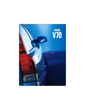 2000 VOLVO V70 BROCHURE NEDERLANDS, Nieuw, Volvo, Author