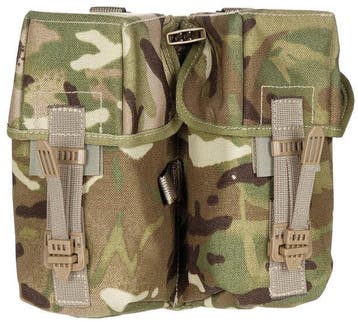 GB double ammo pouch, MTP Multicam, Ophalen of Verzenden, Landmacht, Engeland, Overige typen
