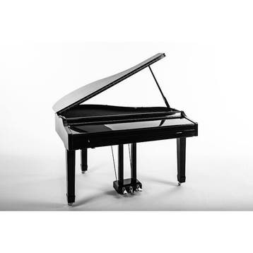Oostendorp Digital Classic Mini Grand Elite IV PE chroom, Muziek en Instrumenten, Piano's, Nieuw, Zwart, Vleugel