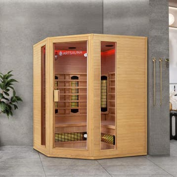 Infraroodcabine Nyborg E150V - 150x150x190 cm - Dubbele Tech, Verzenden, Nieuw