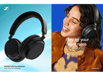 Sennheiser -  Accentum Plus Wireless Hoofdtelefoon  - Zwart, Verzenden, Nieuw, Over oor (circumaural), Sennheiser