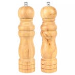 Benson Houten peper en zoutmolen set 21 cm met verstelbar..., Ophalen of Verzenden, Nieuw