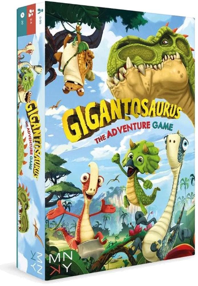 Gigantosaurus - Bordspel | MNKY Entertainment -, Hobby en Vrije tijd, Gezelschapsspellen | Bordspellen, Nieuw, Verzenden