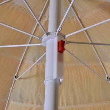 vidaXL Strandparasol kantelbaar Hawaii-stijl, Verzenden, Nieuw, 1 tot 2 meter, Strandparasol