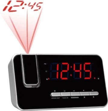 2dekans | Denver Wekkerradio met Projectie - Digitale wekker, Ophalen of Verzenden, Zo goed als nieuw