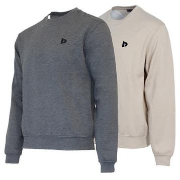 Donnay Donnay Heren - 2-Pack - Fleece Crew Sweater Dean -, Verzenden, Nieuw