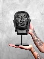 Beeld, NO RESERVE PRICE - C - Javanese Budha Head on a