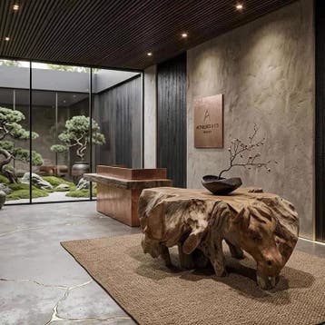 Salontafel Horses Teak Unique | World of Brosi, Ophalen of Verzenden, Nieuw