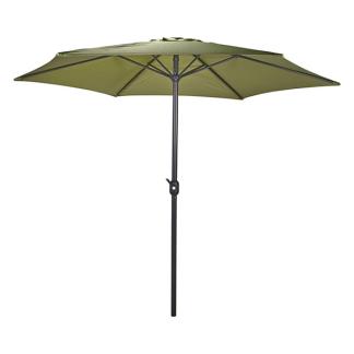 Parasol | Gardalux | Ø 300 x 248 cm (Groen, Rond, UPF 30+), Tuin en Terras, Parasols, Verzenden, Nieuw