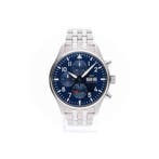 IWC Pilots Watch Chronograph 41mm IW388102; Automatisch..., Ophalen of Verzenden, Zo goed als nieuw, Leer, Overige merken