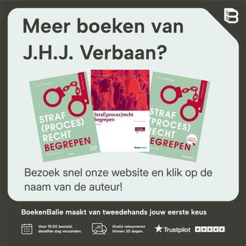 Straf(proces)recht begrepen / Recht begrepen 9789089748058, Verzenden, Gelezen, J.H.J. Verbaan