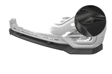 Cupspoiler voor VW Touareg 3 (Type CR) R-Line CSL813-C, Verzenden, Nieuw