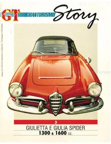ALFA ROMEO GIULIETTA E GIULIA SPIDER 1300 & 1600 CC., Nieuw, Alfa Romeo, Author