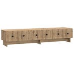 vidaXL TV-kast Artisanaal eiken 147 x 34,5 x 30 cm Bewerkt, Huis en Inrichting, Minder dan 50 cm, Verzenden, Nieuw, Minder dan 100 cm