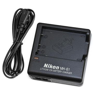 Nikon MH-61 Acculader / Accu Lader (Incl. Stroomkabel), Verzenden, Zo goed als nieuw