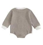 Eerste verjaardag cakesmash romper One bruin gestreept, Verzenden, Nieuw, Sweet-One, Jongetje