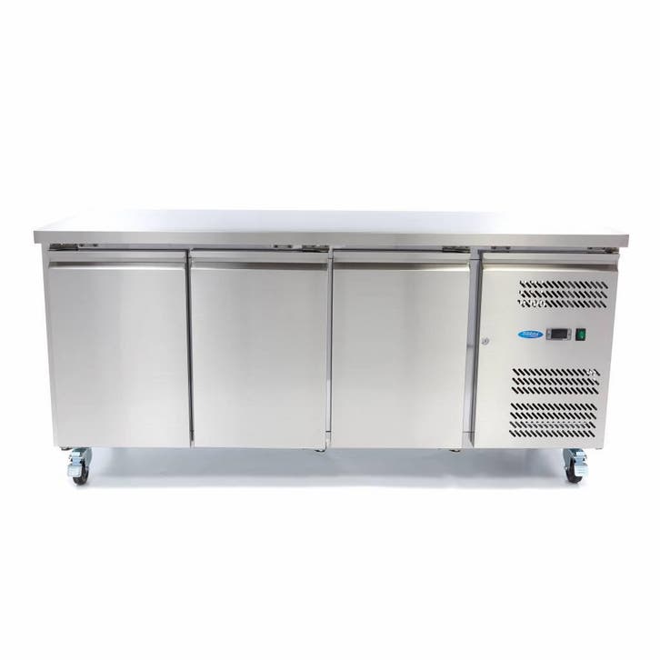 Koelwerkbank - 180 cm - 3 Deuren, Zakelijke goederen, Horeca | Keukenapparatuur, Verzenden