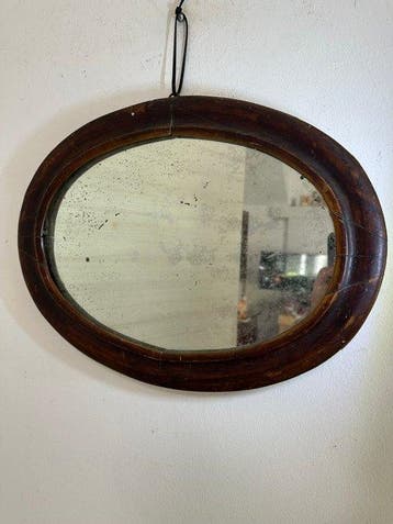 Lijst - Walnoot - notenhouten spiegelkader