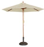 Creme Parasol rond Ø 2,5 meter, Verzenden, Nieuw in verpakking