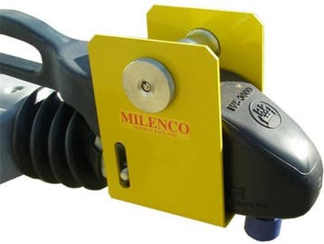Milenco WS3000 - Koppelingslot - SCM goedgekeurd - Geel, Verzenden, Zo goed als nieuw