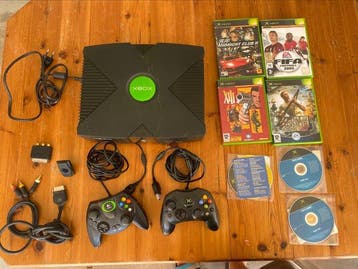 Microsoft - Xbox original - (PAL) Set + 2 Controllers + DVD, Nieuw