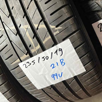 2 x Hankook Ventus S1 Evo 235-50-19 Zomerbanden 5,5mm, 19 inch, Gebruikt, Ophalen of Verzenden, 235 mm
