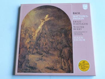 Bach - Matthäus Passion / Haefliger, Eugen Jochum (4 LP), Ophalen of Verzenden, Zo goed als nieuw