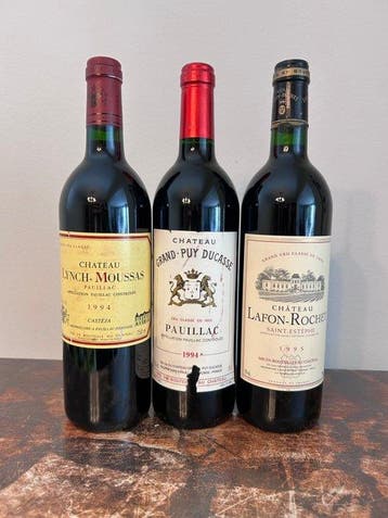 1994 Chateau Lynch-Moussas; 1994 Chateau Grand Puy Ducasse;, Nieuw
